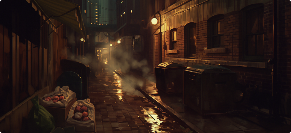 the alley